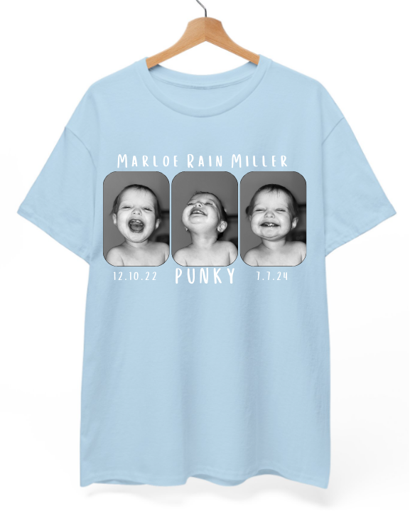 Mighty Marloe B&W w/White T-Shirt