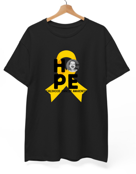 Mighty Marloe Hope Gold Ribbon T-Shirt