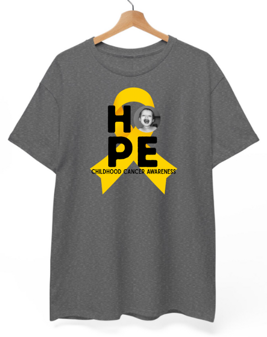 Mighty Marloe Hope Gold Ribbon T-Shirt