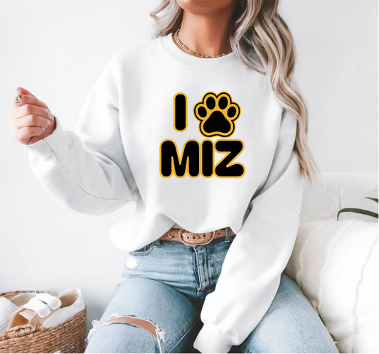 I Love MIZ Sweatshirt