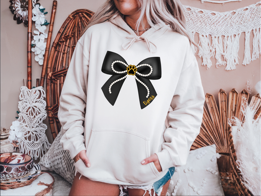 White Tiger Bow Hoodie