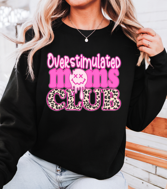 Pink Overstimulated Moms Club