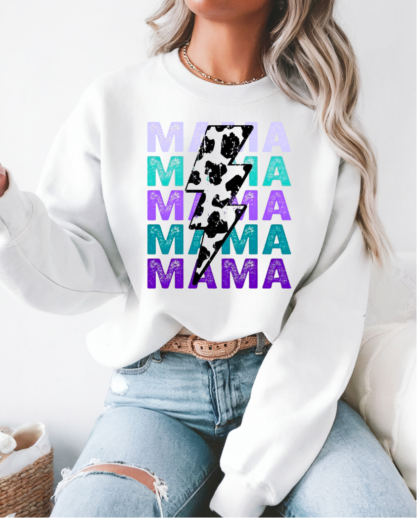 Cow Print Lightning Mama