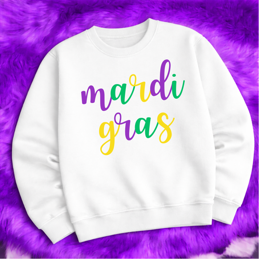 Mardi Gras Cursive