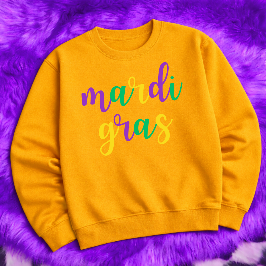 Mardi Gras Cursive
