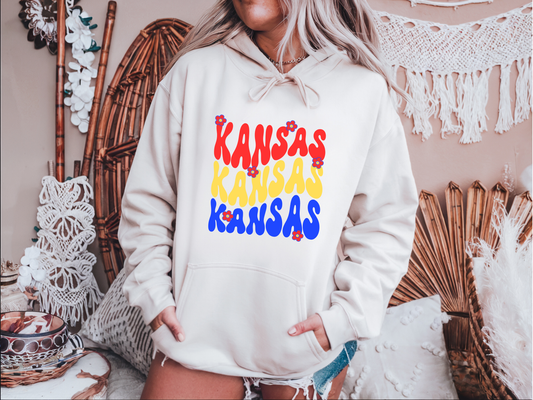 Kansas & Flowers Hoodie