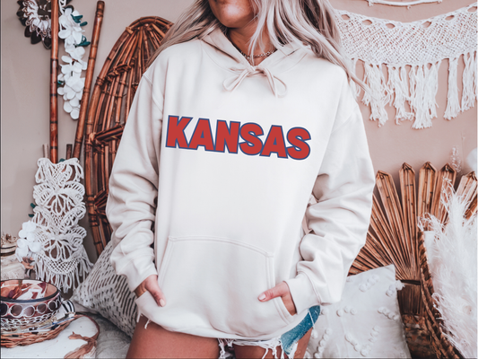 Red Kansas Hoodie