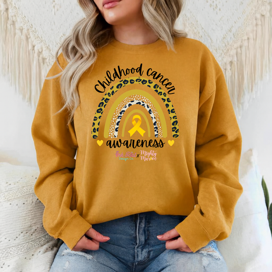 Mighty Marloe Leopard Rainbow Sweatshirt