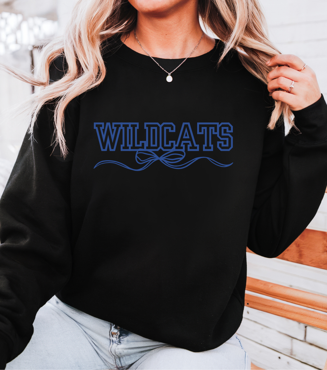 Wildcats Bow Sweatshirt