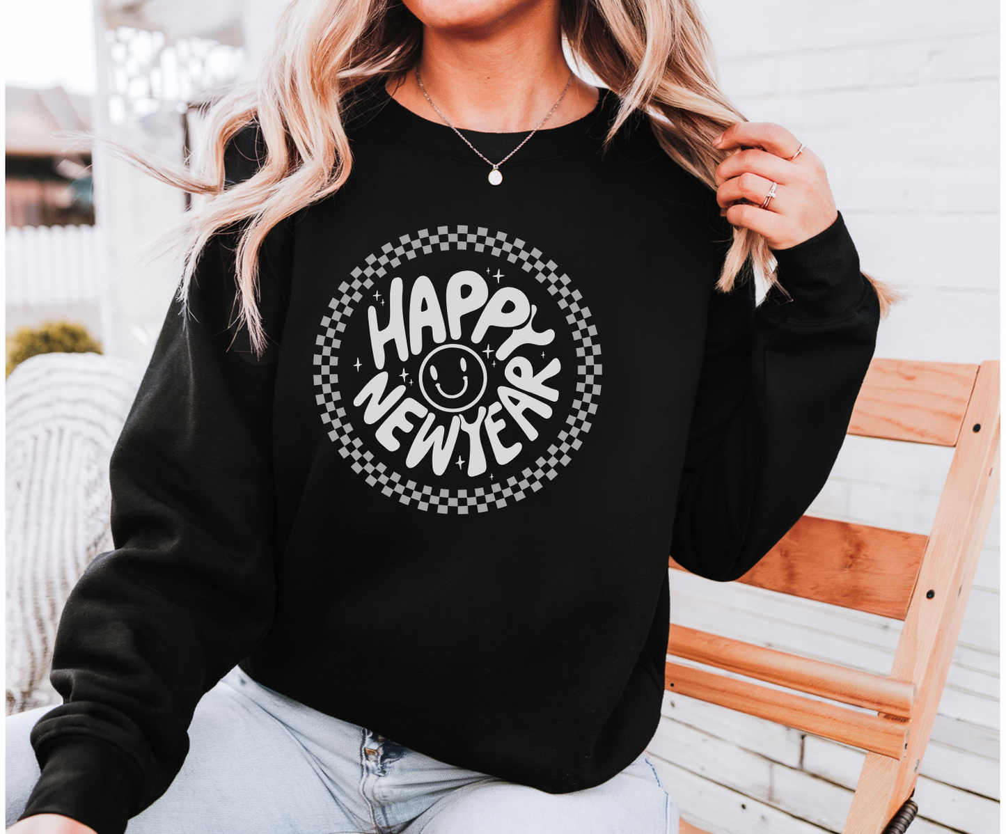 Checkered Happy New Year