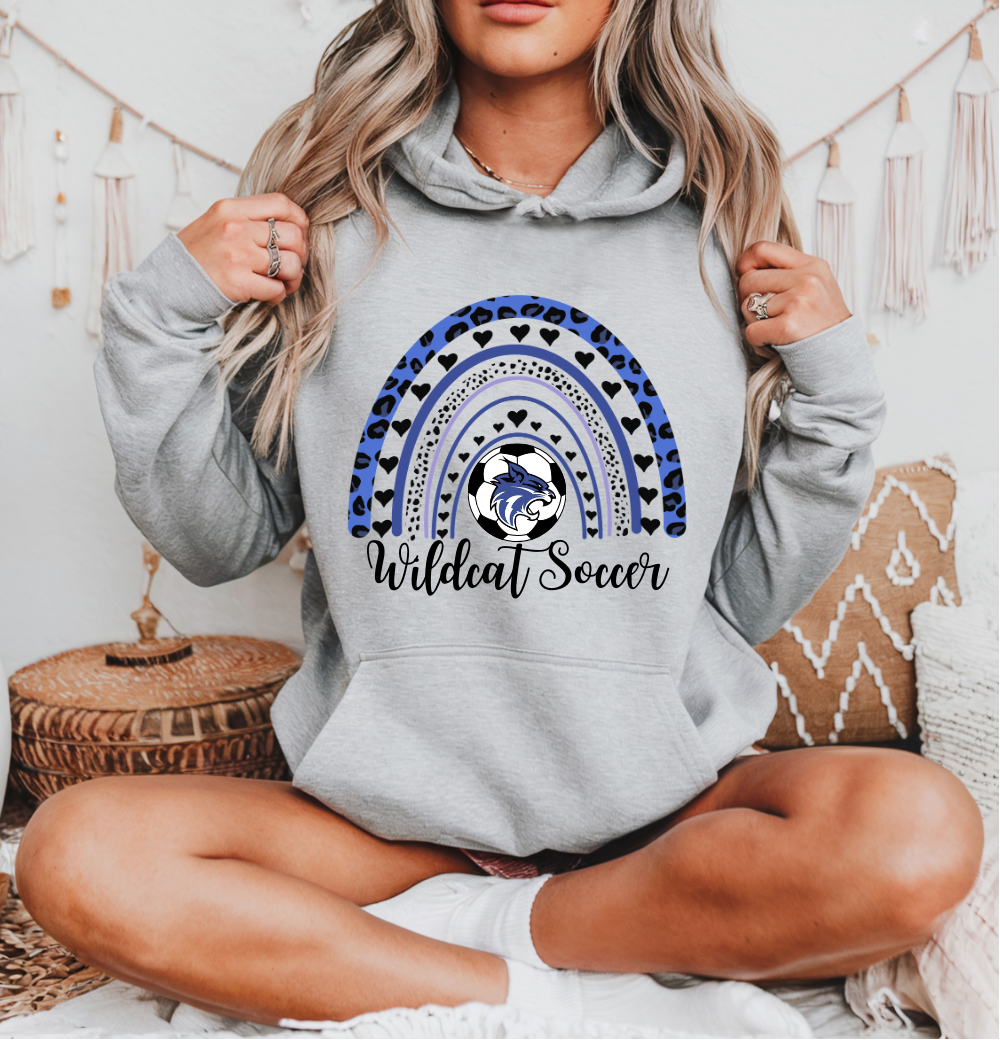 Animal Print Soccer Rainbow
