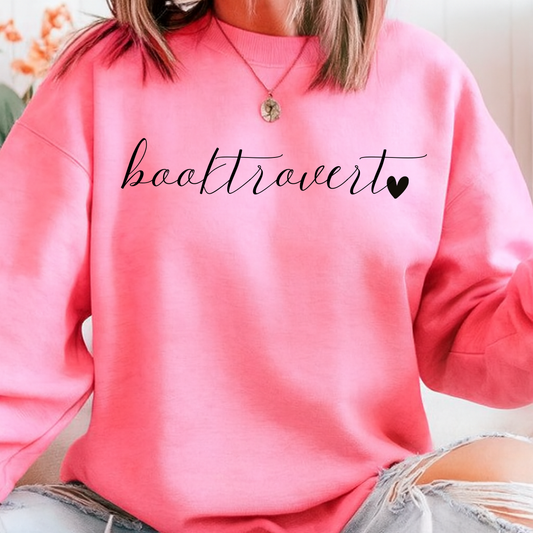 Booktrovert Heart Sweatshirt