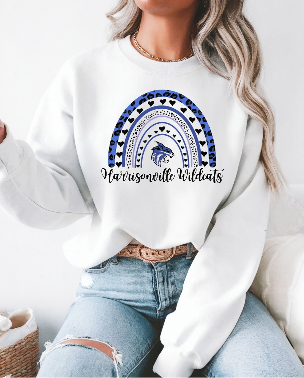 Wildcats Leopard Rainbow Sweatshirt