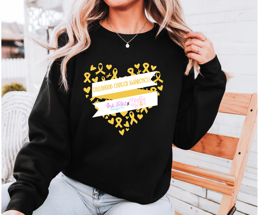 Mighty Marloe Ribbon Heart Sweatshirt