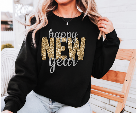 Glitter Happy New Year