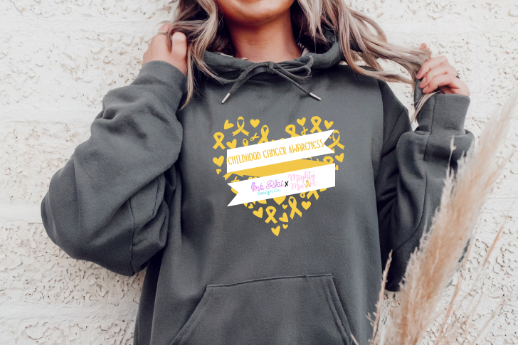 Mighty Marloe Ribbon Heart Hoodie