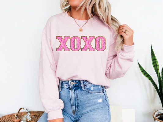 Pink & Gold XOXO Sweatshirt