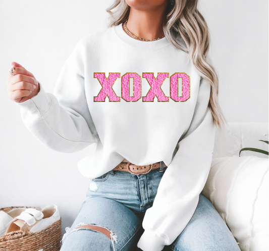 Pink & Gold XOXO Sweatshirt