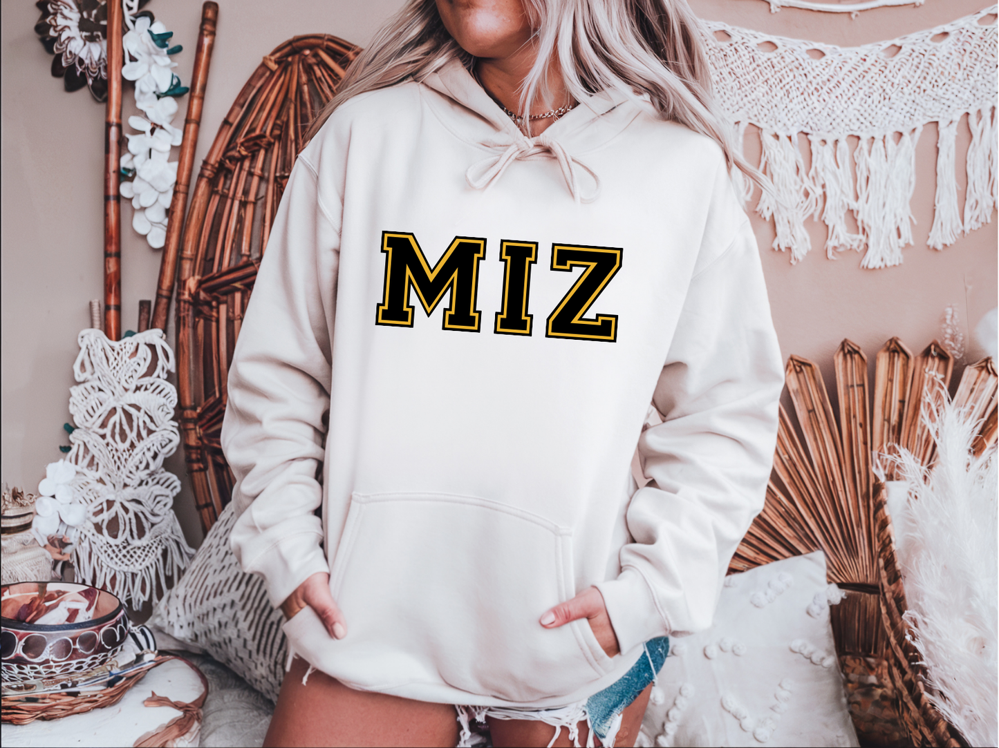 Black & Gold Miz Hoodie