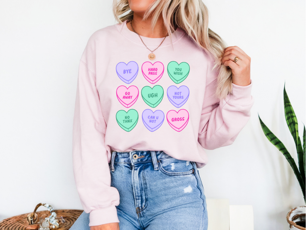 Candy Hearts Sweatshirt
