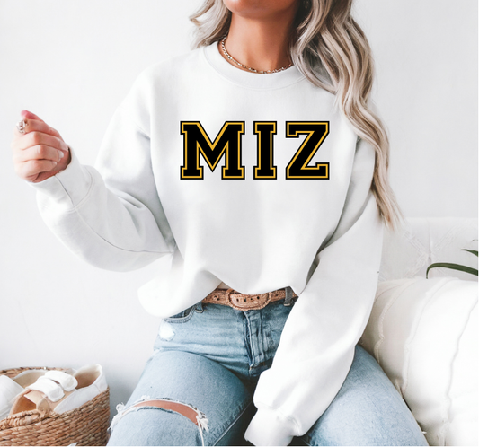Black & Gold Miz Sweatshirt