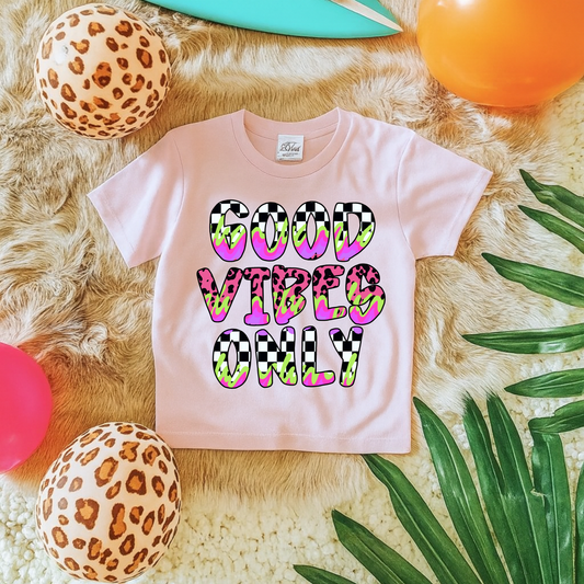 Checkered Good Vibes Only
