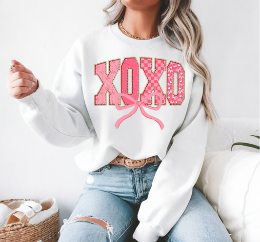 XOXO Bow Sweatshirt