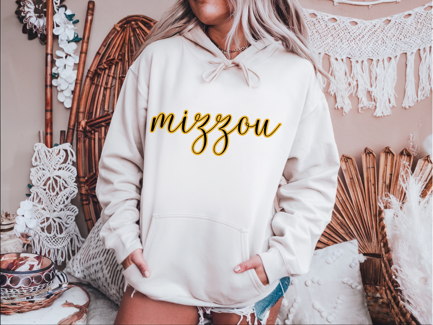Black & Gold Mizzou Hoodie
