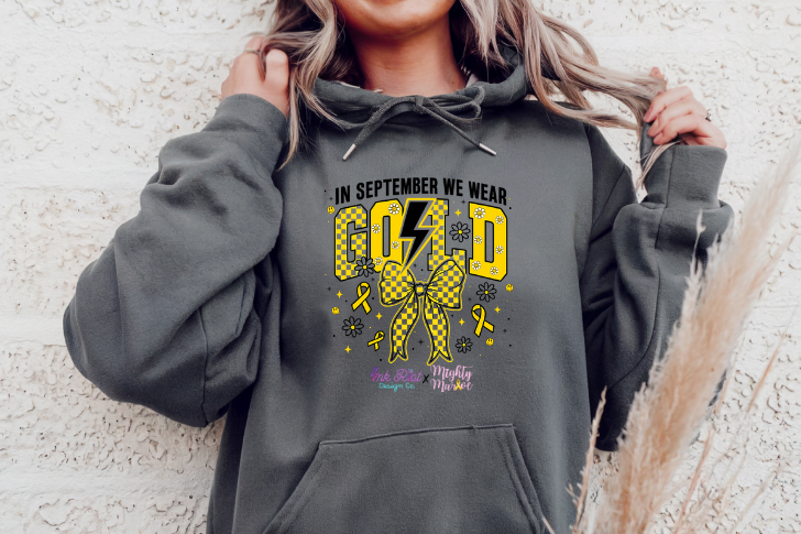 Mighty Marloe In September We Wear Gold Hoodie