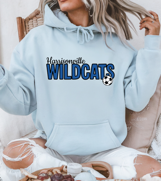 HV Wildcats Soccer Ball Hoodie