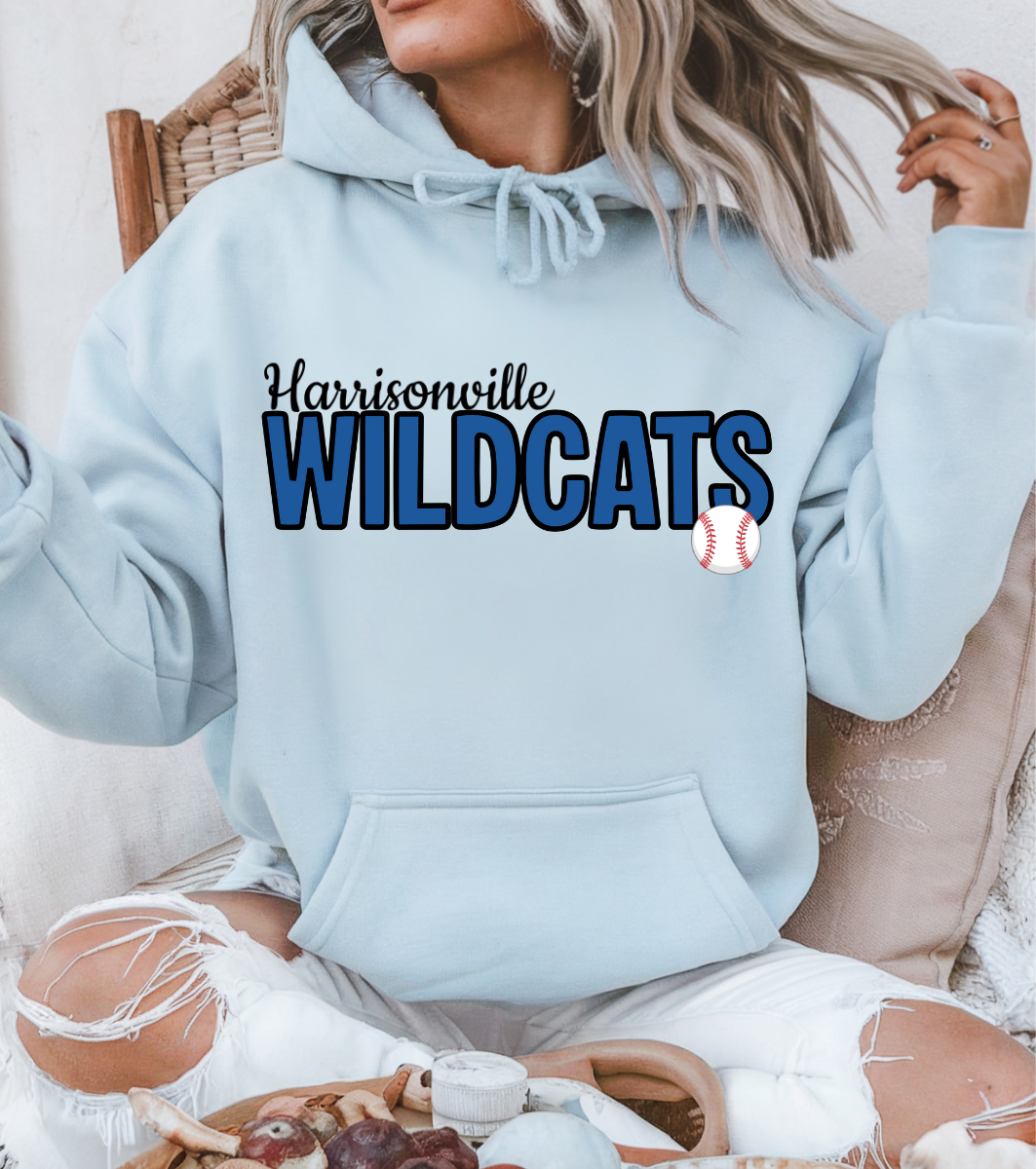 HV Wildcats Baseball Hoodie