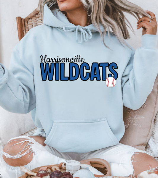 HV Wildcats Baseball Hoodie