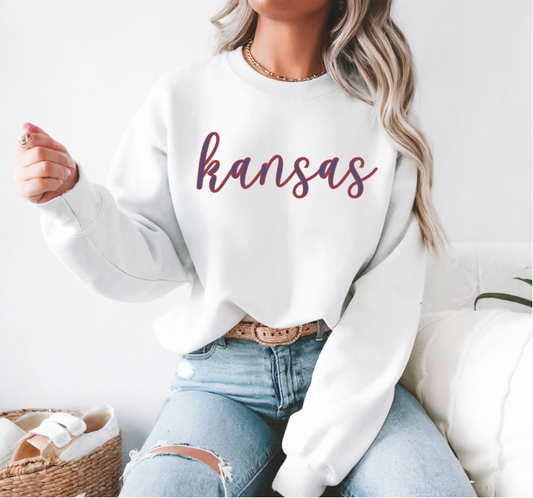 Blue Kansas Sweatshirt