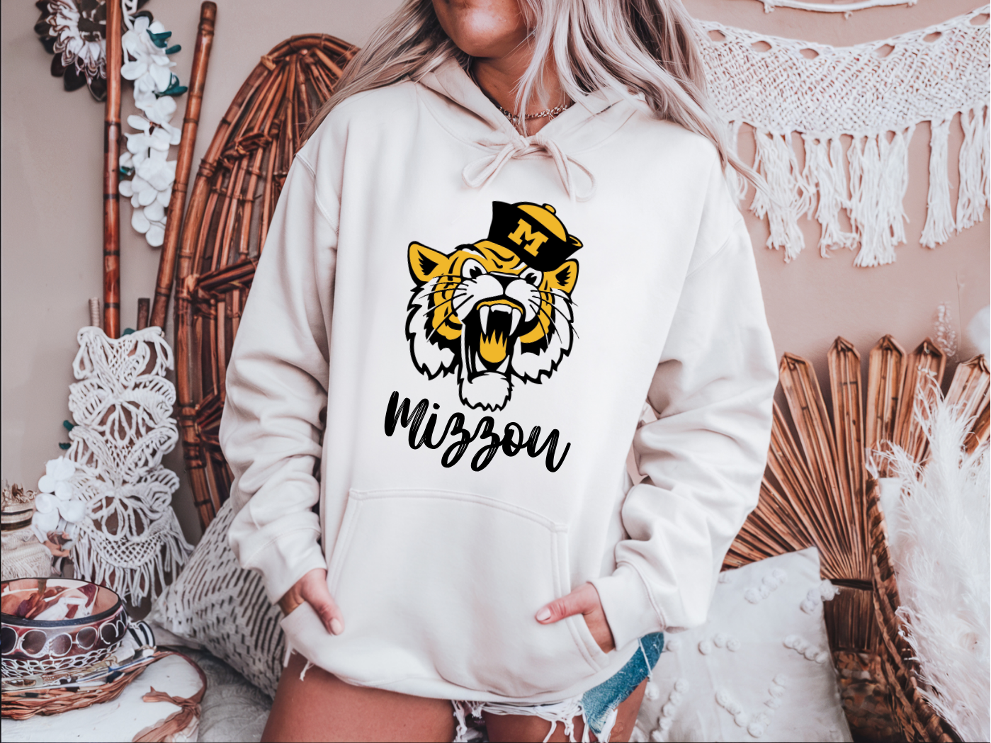 White Tiger Hoodie
