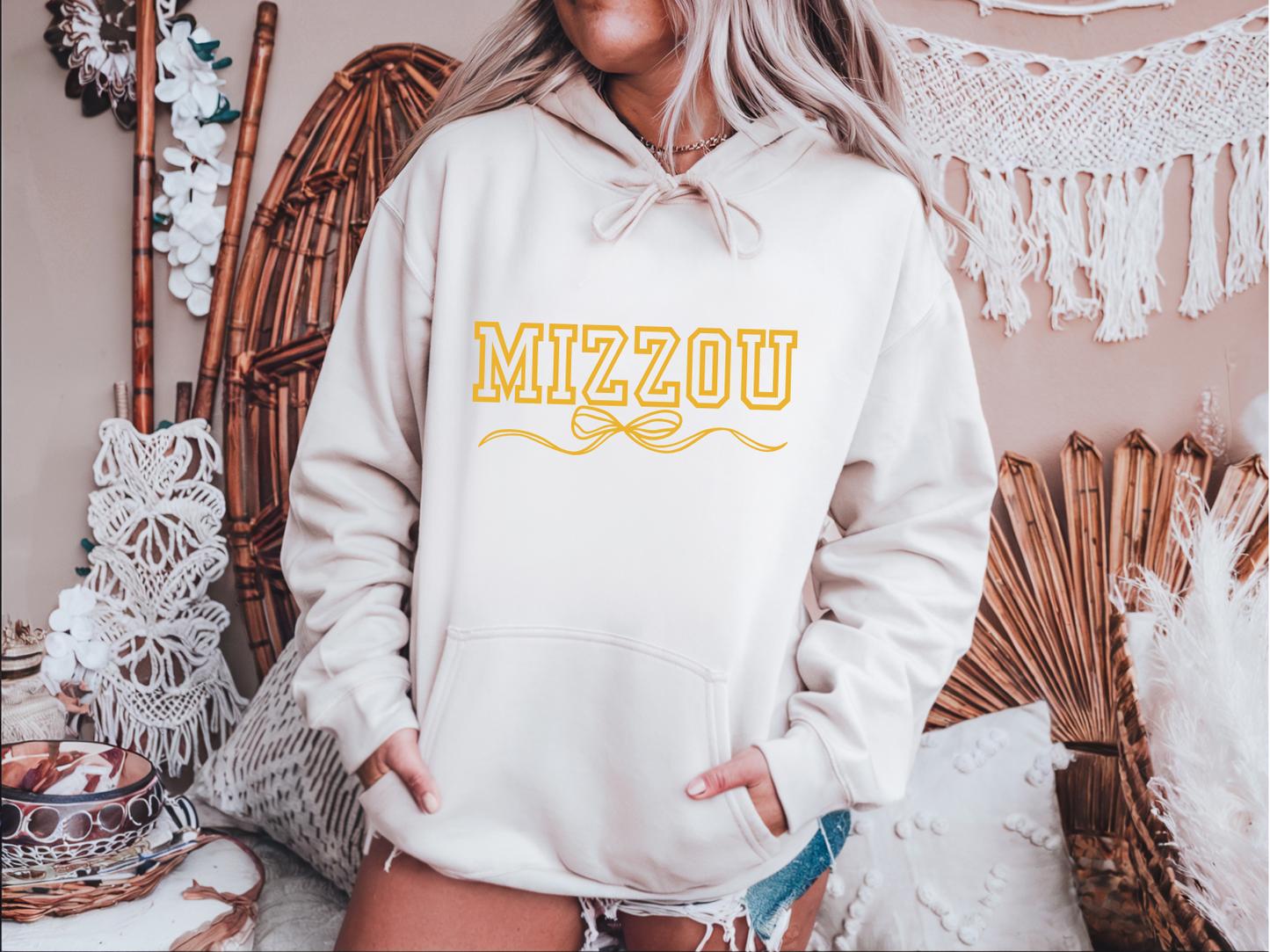 Mizzou Bow Hoodie