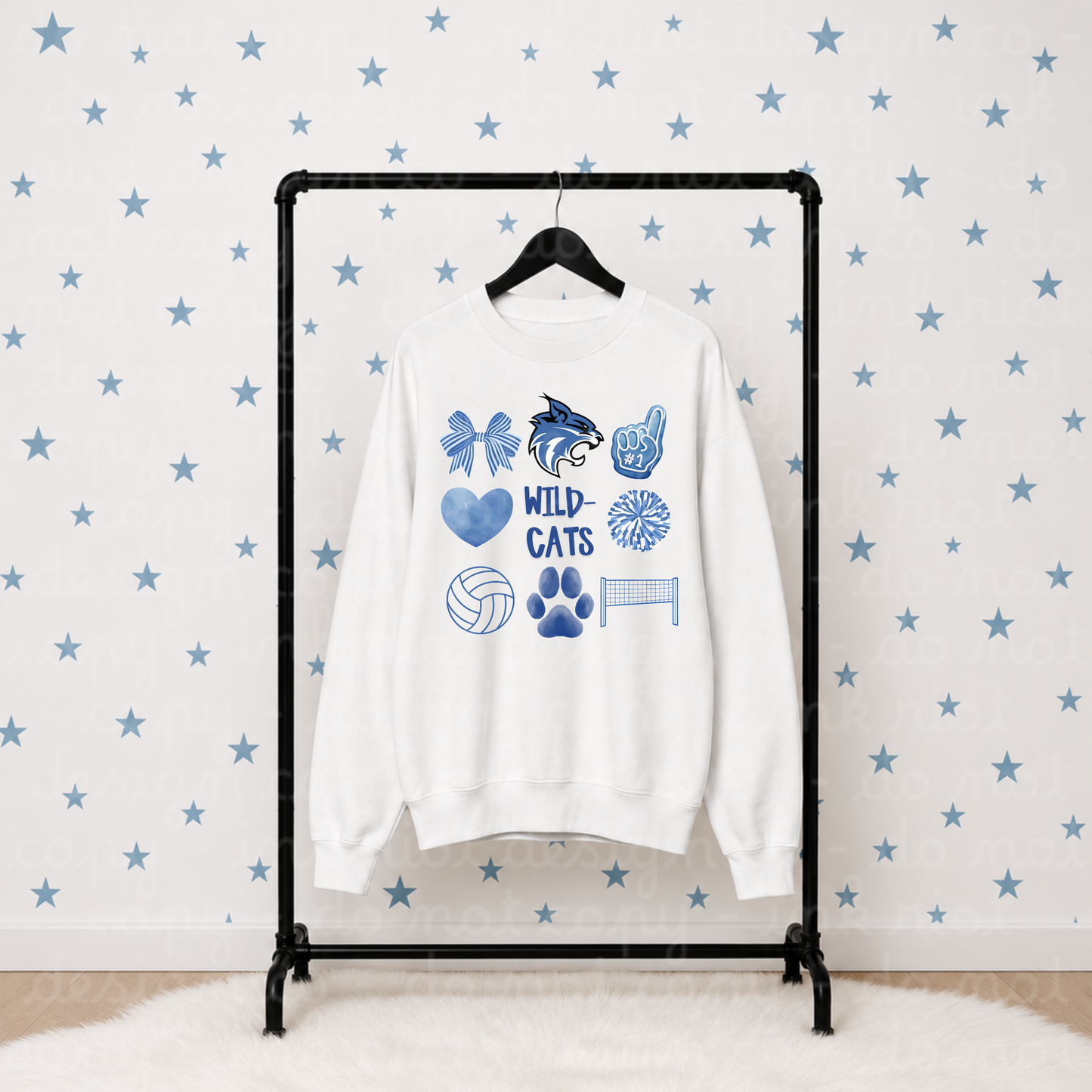 Wildcat Volleyball Icons