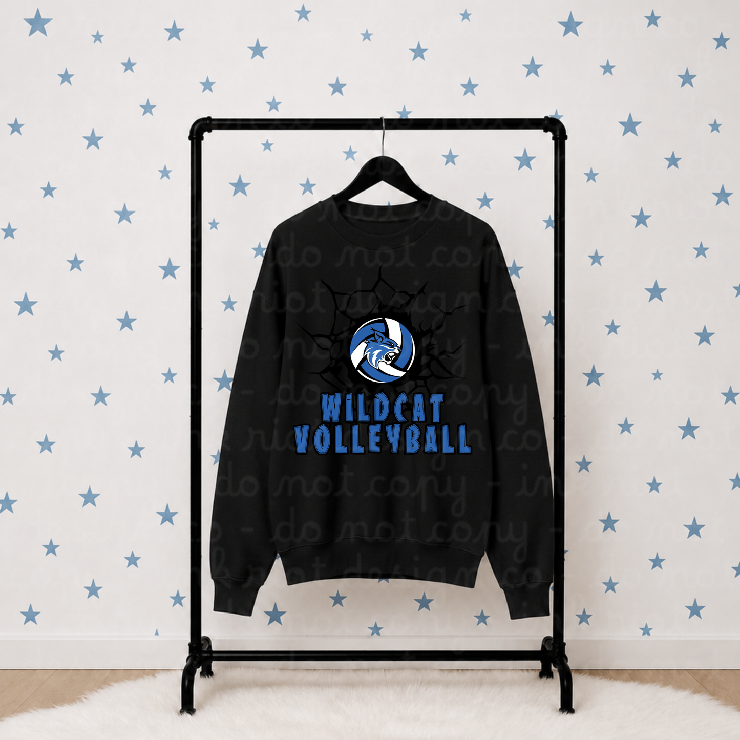 Wildcat Volleyball Burst