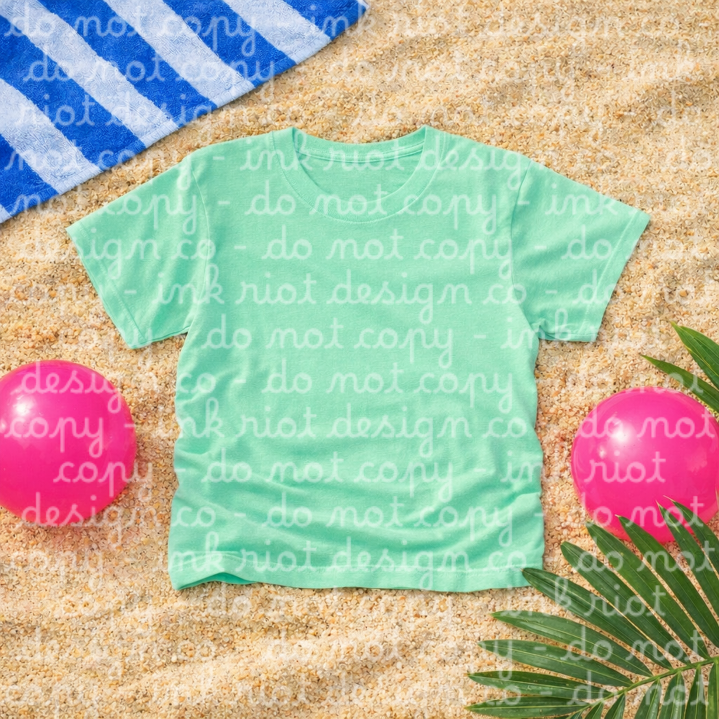 Beach - Chalky Mint T-shirt Mock