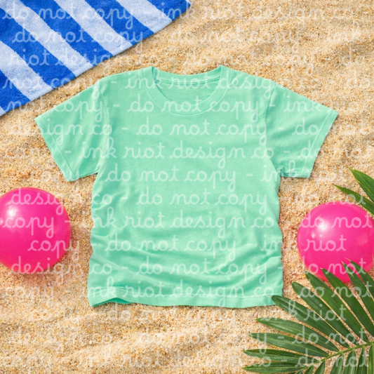 Beach - Chalky Mint T-shirt Mock