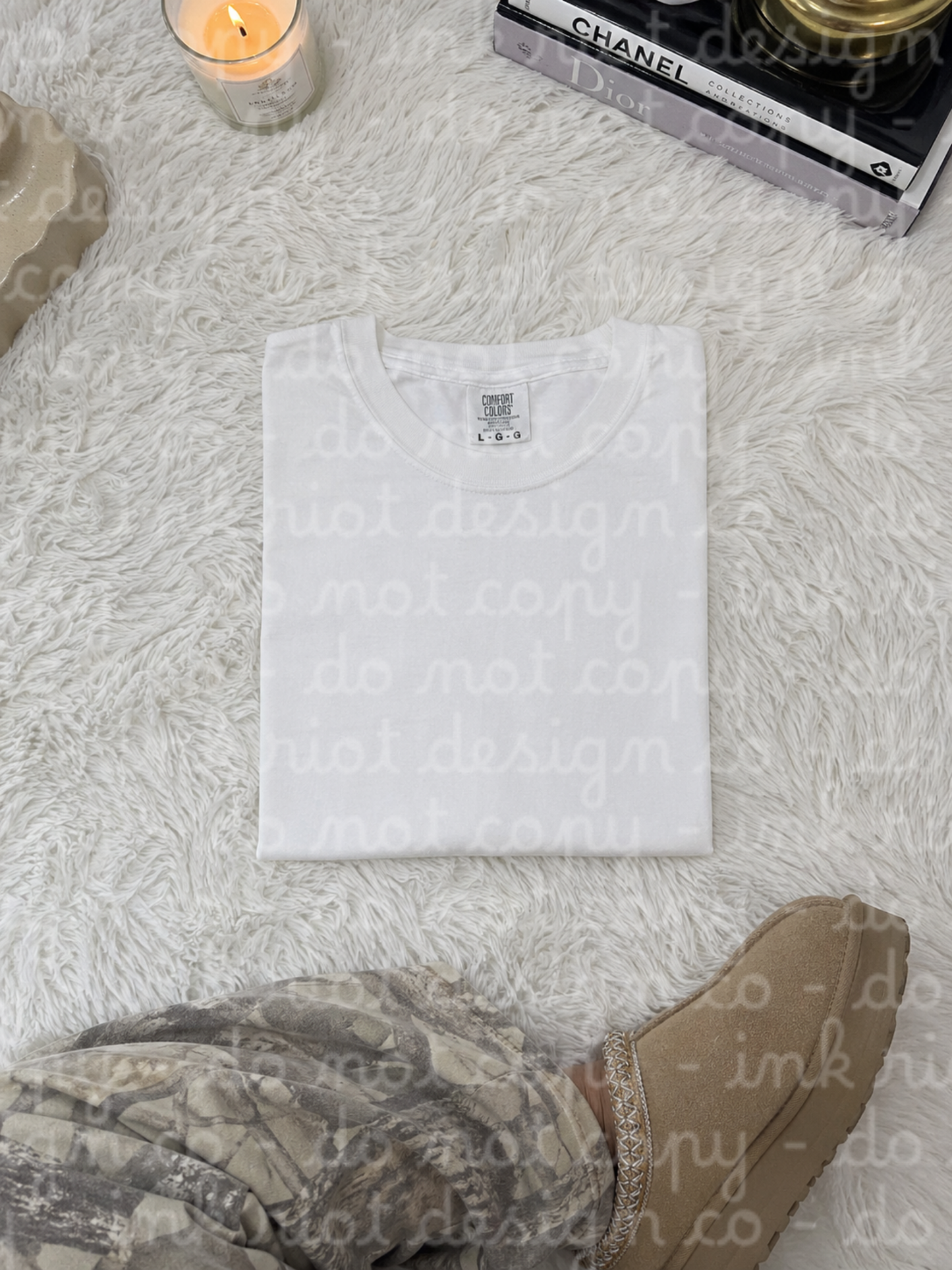 White Tee Mock