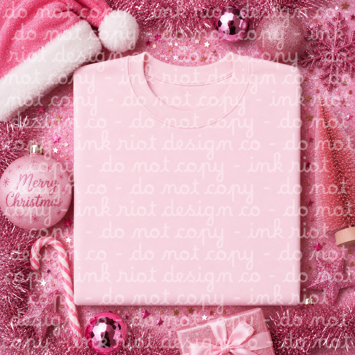 Light Pink Christmas Mock