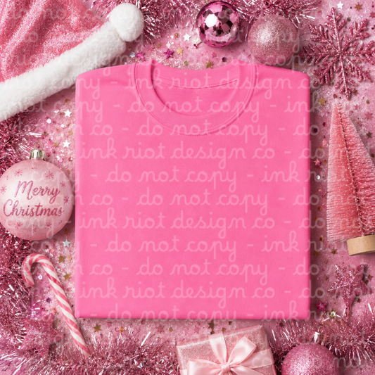 Safety Pink Christmas Mock