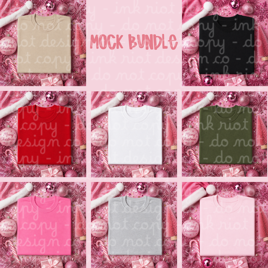 Pink Christmas Mock Bundle