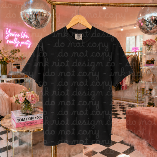 Black - Pink Boutique Mock
