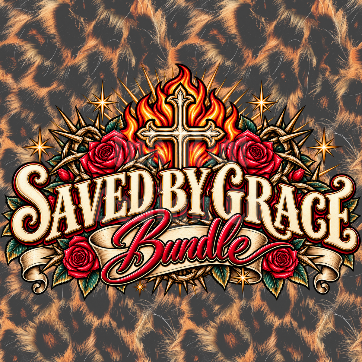 Saved By Grace PNG Bundle