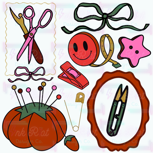 Sew & Bow PNG