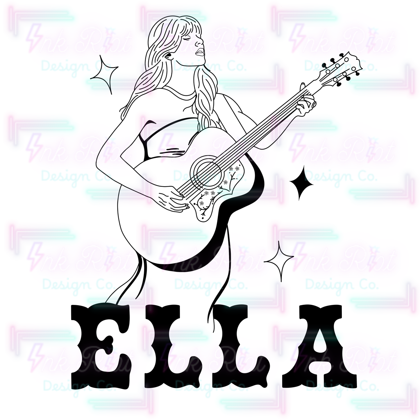 Ella Colorable PNG - LIMITED