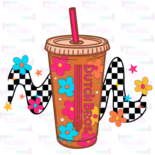Checker Flower DB PNG