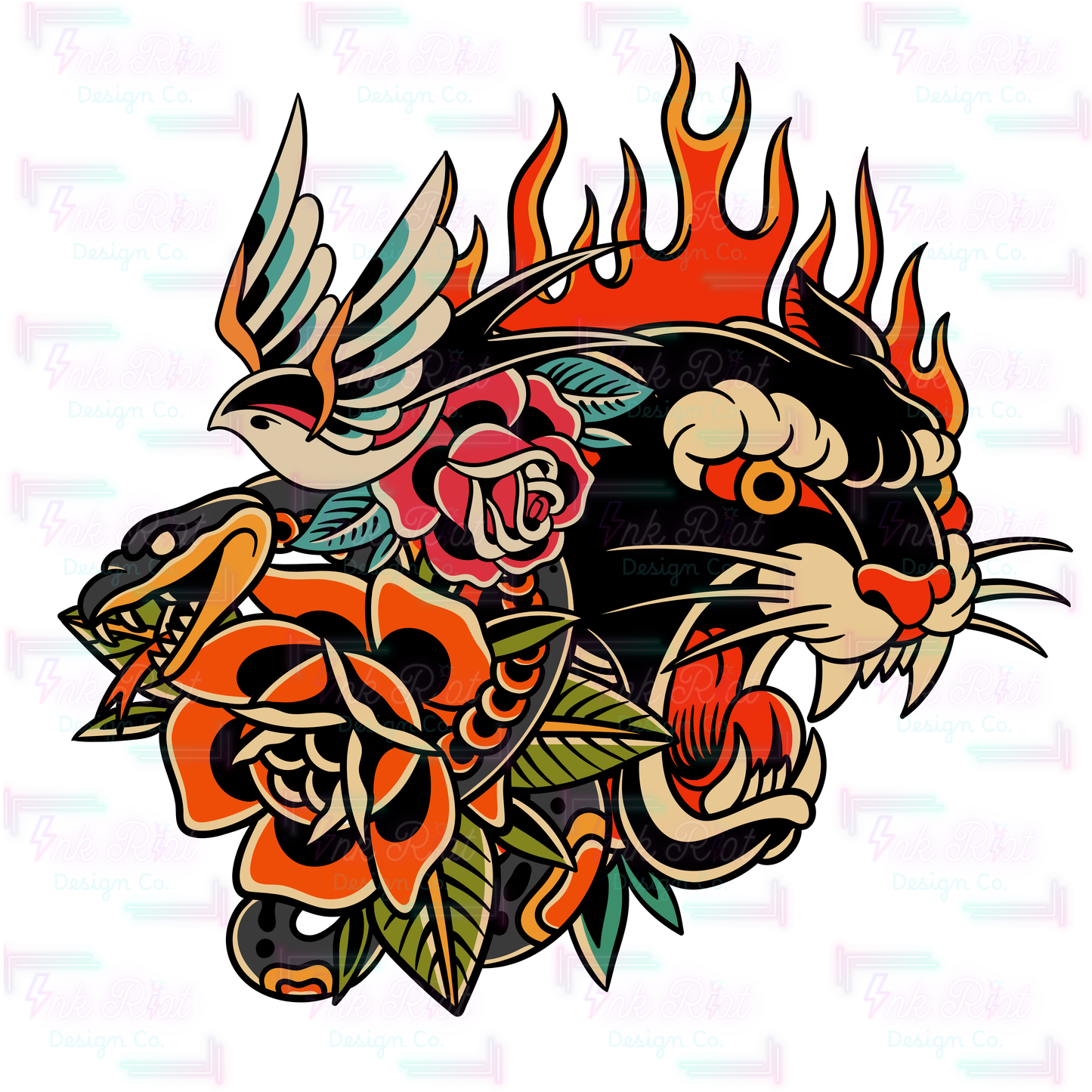 Animal Flames PNG