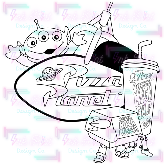 TS Planet Colorable PNG - LIMITED